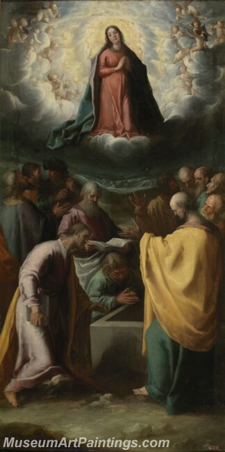 Cajes Eugenio La Asuncion de la Virgen Painting