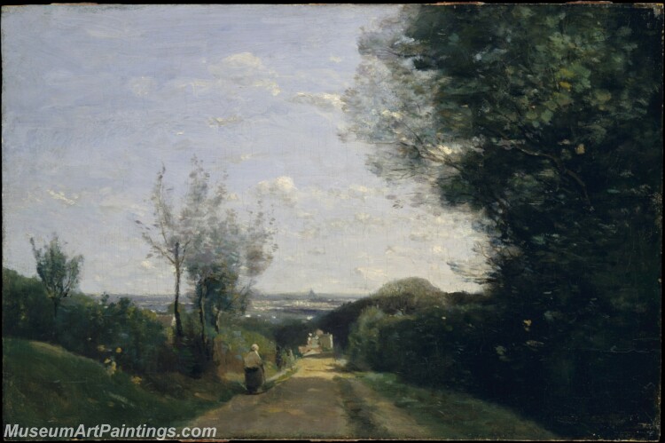 Camille Corot The Environs of Paris Painting