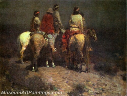 Camp of the Paleface Painting