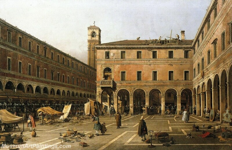 Campo di Rialto Painting