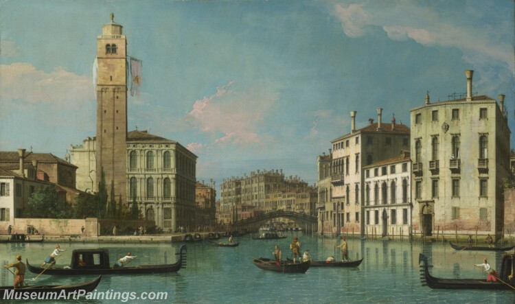 Canaletto Venice Entrance to Cannaregio Painting