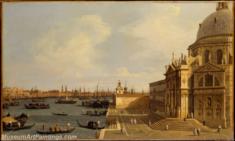 Canaletto Venice Santa Maria della Salute Painting