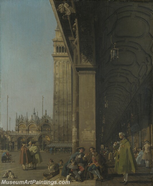 Canaletto Venice The Piazza San Marco Painting