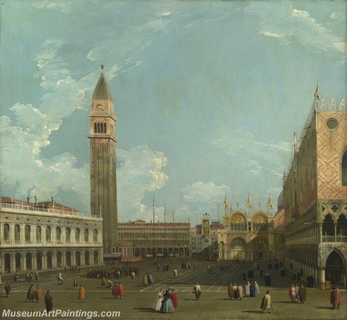 Canaletto Venice The Piazzetta from Molo Painting