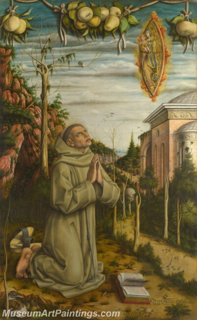 Carlo Crivelli The Vision of the Blessed Gabriele Painting