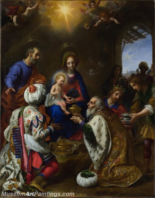 Carlo Dolci The Adoration of the Kings Painting