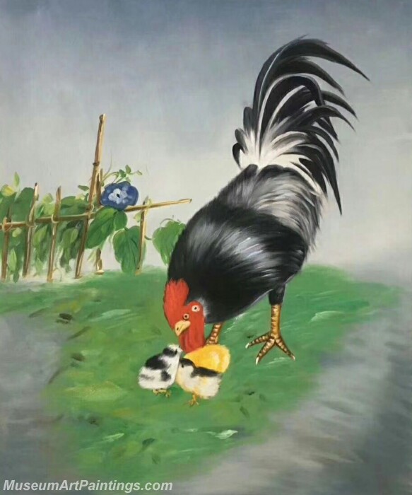 Cartoon Painting Cock CPC9