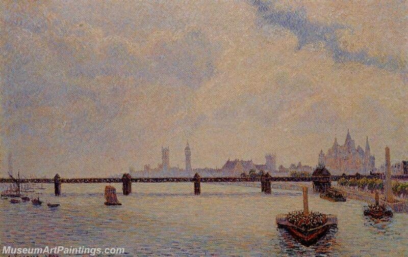 Charing Cross Bridge London Painting