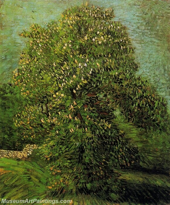 Chestnut Tree in Bloom Painting