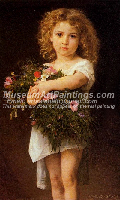 Child Carrying Flowers