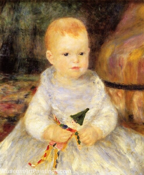 Child with Punch Doll Painting