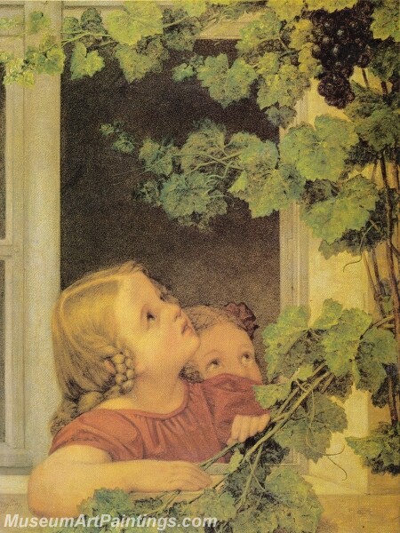 Children at the Window Painting