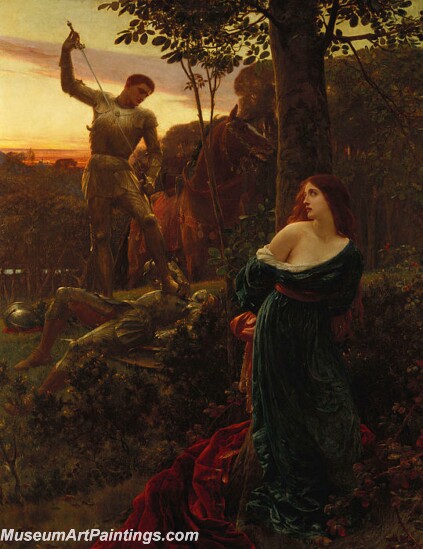 Chivalry Painting by Sir Frank Dicksee