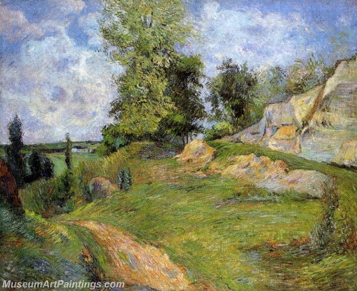 Chou Quarries at Pontoise II Painting