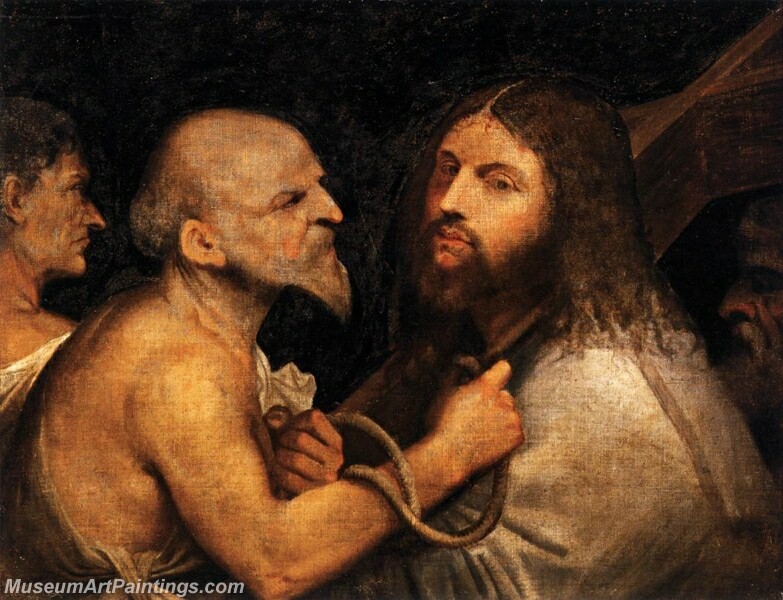 Christ Carrying the Cross Painting