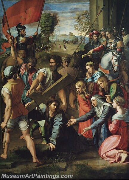 Christ Falls on the Way to Calvary Painting