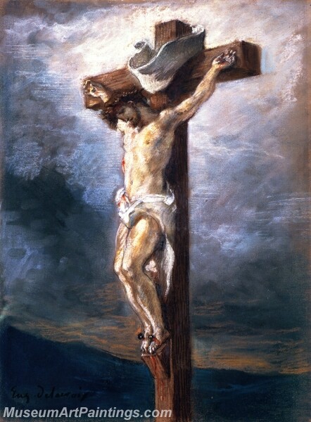 Christ on the Cross 01 Painting