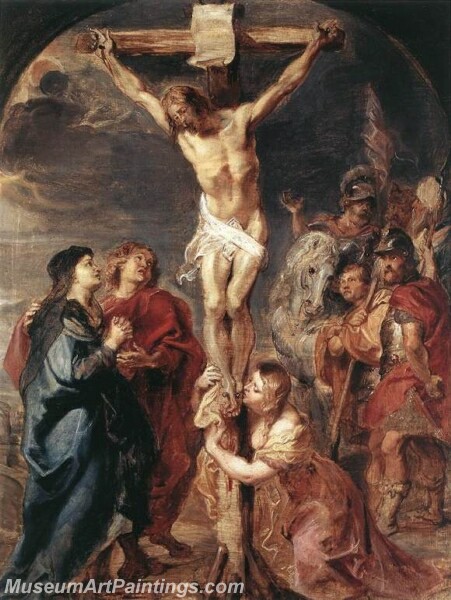 Christ on the Cross Painting