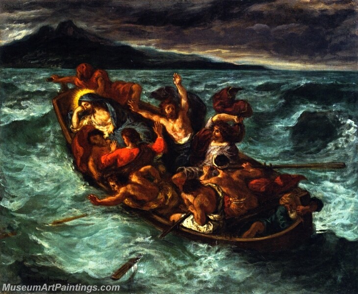 Christ on the Sea of Galilee 01 Painting