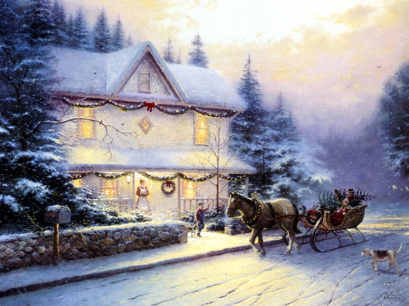 Christmas Oil Paintings 102