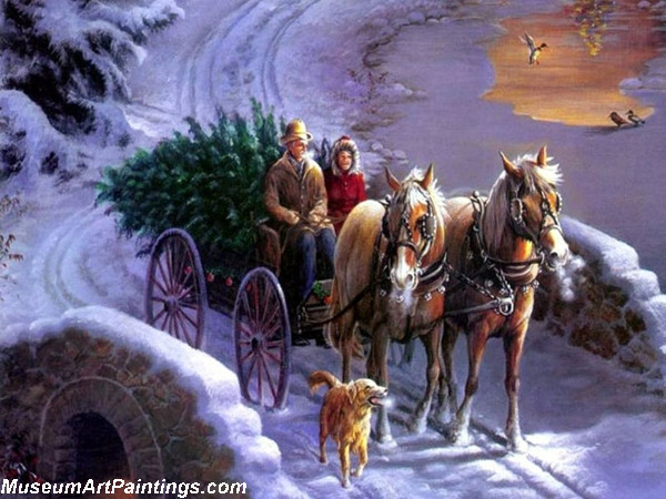 Christmas Oil Paintings 103