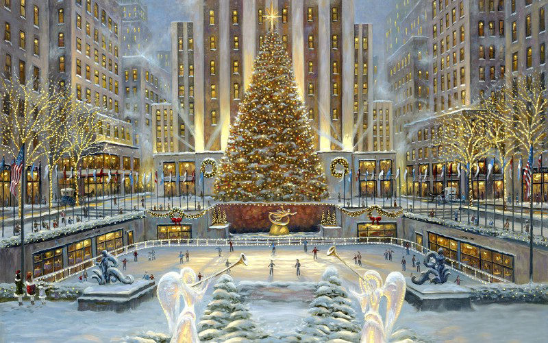 Christmas Oil Paintings 105