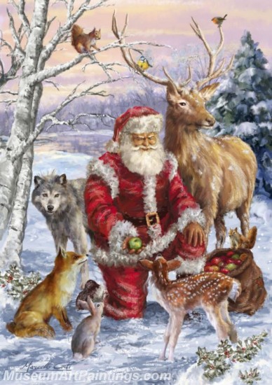 Christmas Paintings on Canvas CPN028