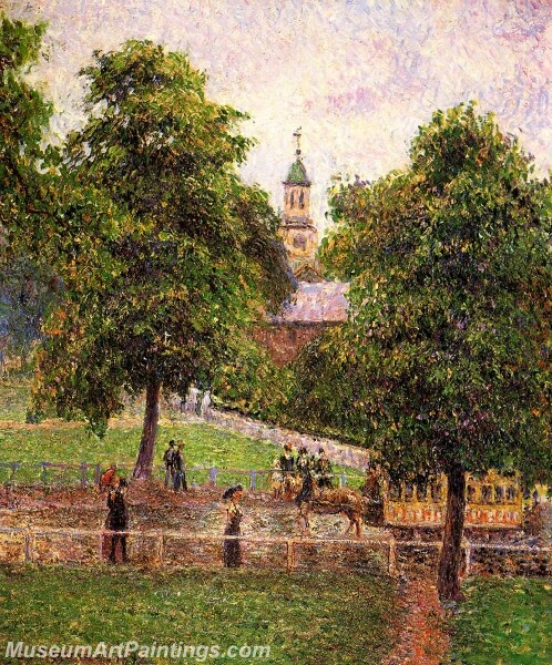 Church at Kew Painting