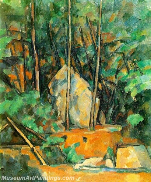 Cistern in the Park at Chateau Noir Painting