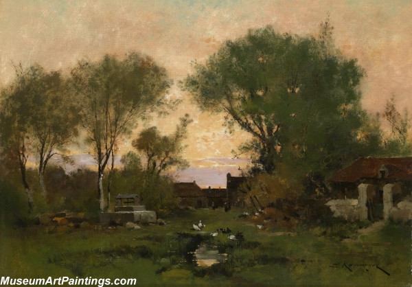 Classical Landscape Oil Painting M163