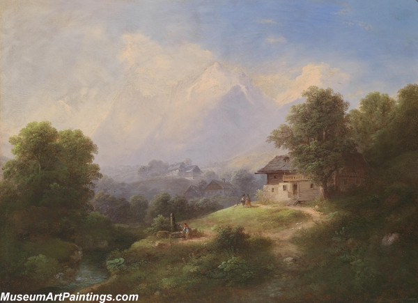 Classical Landscape Oil Painting M317