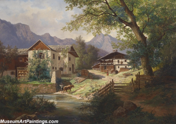 Classical Landscape Oil Painting M664