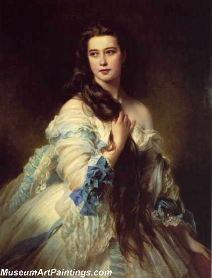 Classical Paintings Barbe Dmitrievna Mergassov Madame Rimsky Korsakov