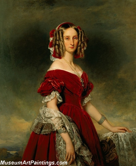 Classical Paintings Portrait of Louise dOrleans