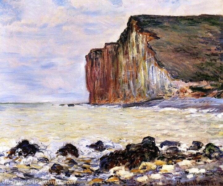 Cliffs of Les Petites Dalles Painting