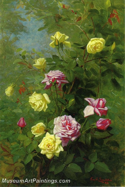 Climbing Roses by George Cochran Lambdin