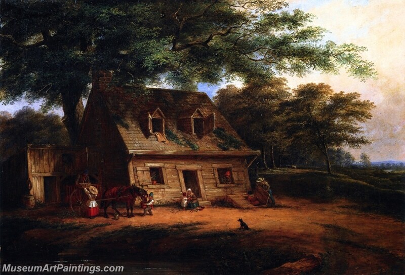 Cottage St Anne Painting