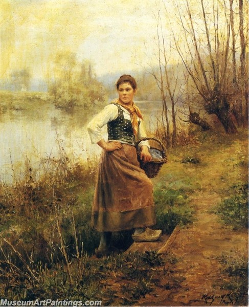 Countryside Paintings Country Girl