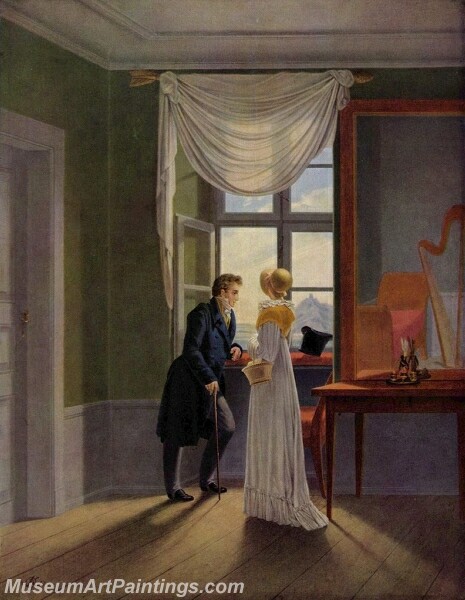 Couple at the Window Painting