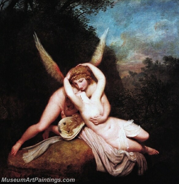 Cupid and Psyche Painting