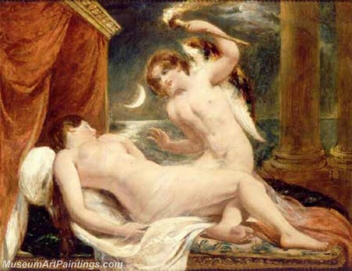 Cupid and Psyche Painting