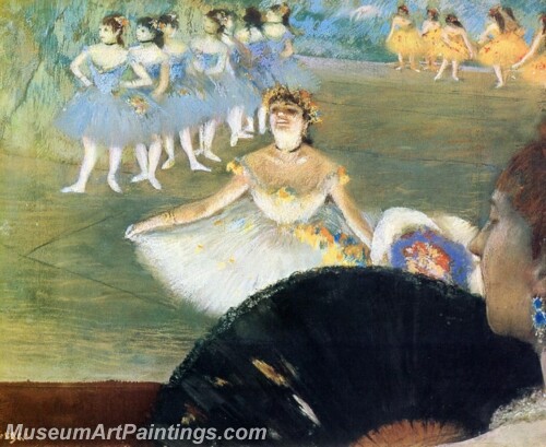 Dancer with a Bouquet of Flowers Painting