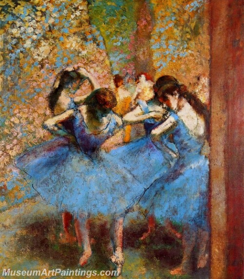 Dancers in Blue Painting