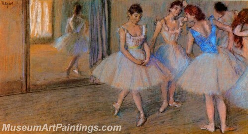 Dancers in the Studio Painting