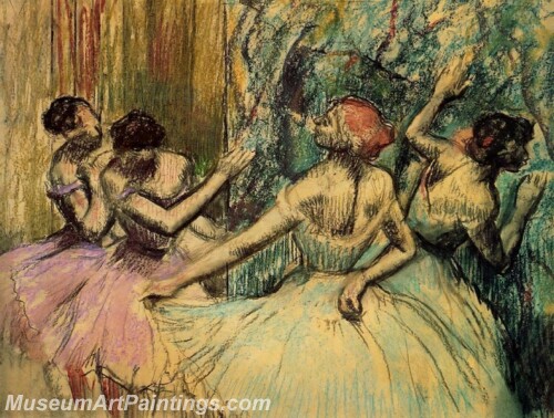 Dancers in the Wings Painting