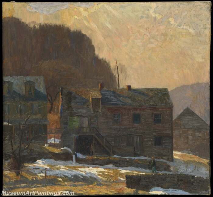 Daniel Garber Zekes House Zekes Shop Painting