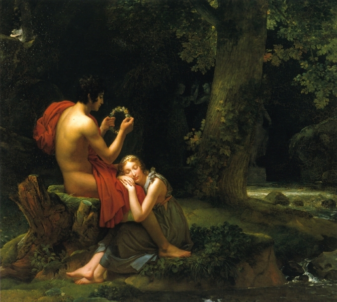 Daphnis and Chloe by Baron Francois Gerard