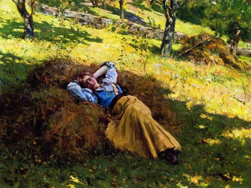 Daydreaming by Henry Mosler