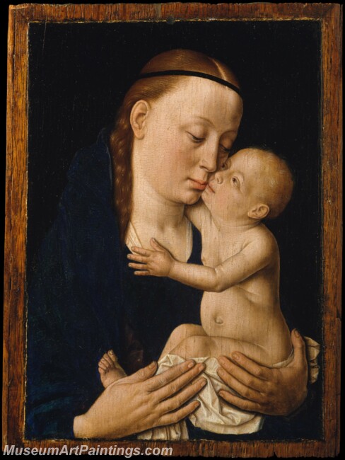 Dieric Bouts Virgin and Child Painting