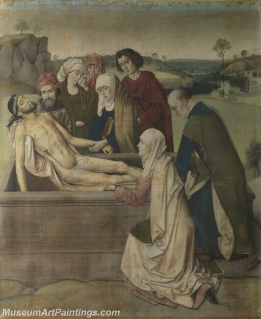 Dirk Bouts The Entombment Painting